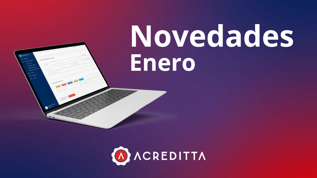 Novedades de la plataforma Acreditta (enero de 2024)